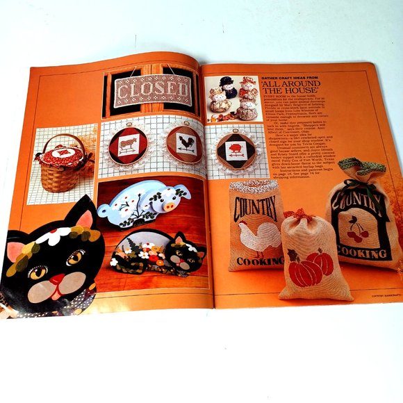 Country Handcrafts Magazine June July 1984 Various Craft Projects 40+ Projects - Picture 4 of 9